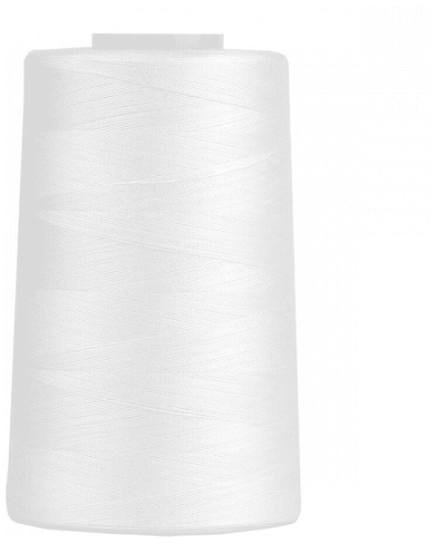 Нитки Sewing Thread 40/2 5000 ярд. цвет - белый 100% п/э в Красноуфимске