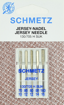 Иглы Schmetz джерси 130/705 H SUK (70x1, 80x2, 90x1, 100x1) 5 шт в Красноуфимске