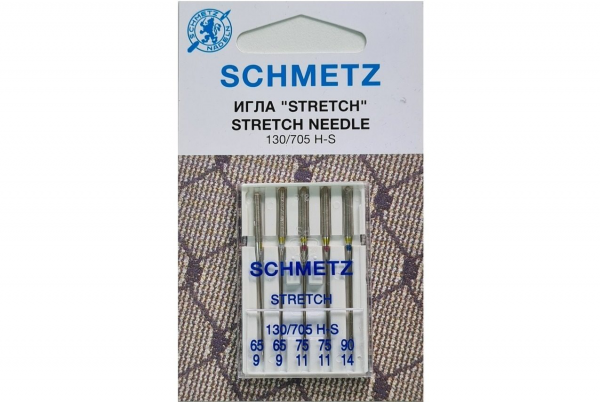 Иглы Schmetz стрейч combi (65x2, 75x2, 90x1), 5 шт в Красноуфимске